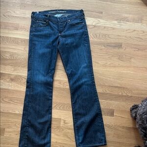 Citizens of Humanity Dark Blue Petite Boot Cut Jeans